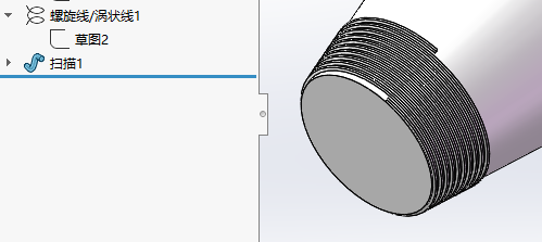 SOLIDWORKS如何创建螺纹